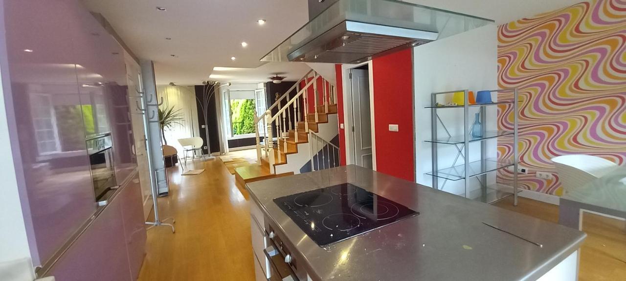 Chalet Con Piscina, Sauna Y Jacuzzi Cerca Del Mar A Media Hora De Bilbao Y Santander El Puente  ภายนอก รูปภาพ